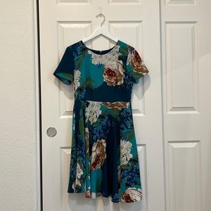 Anthropologie floral corey Lynn calter dress